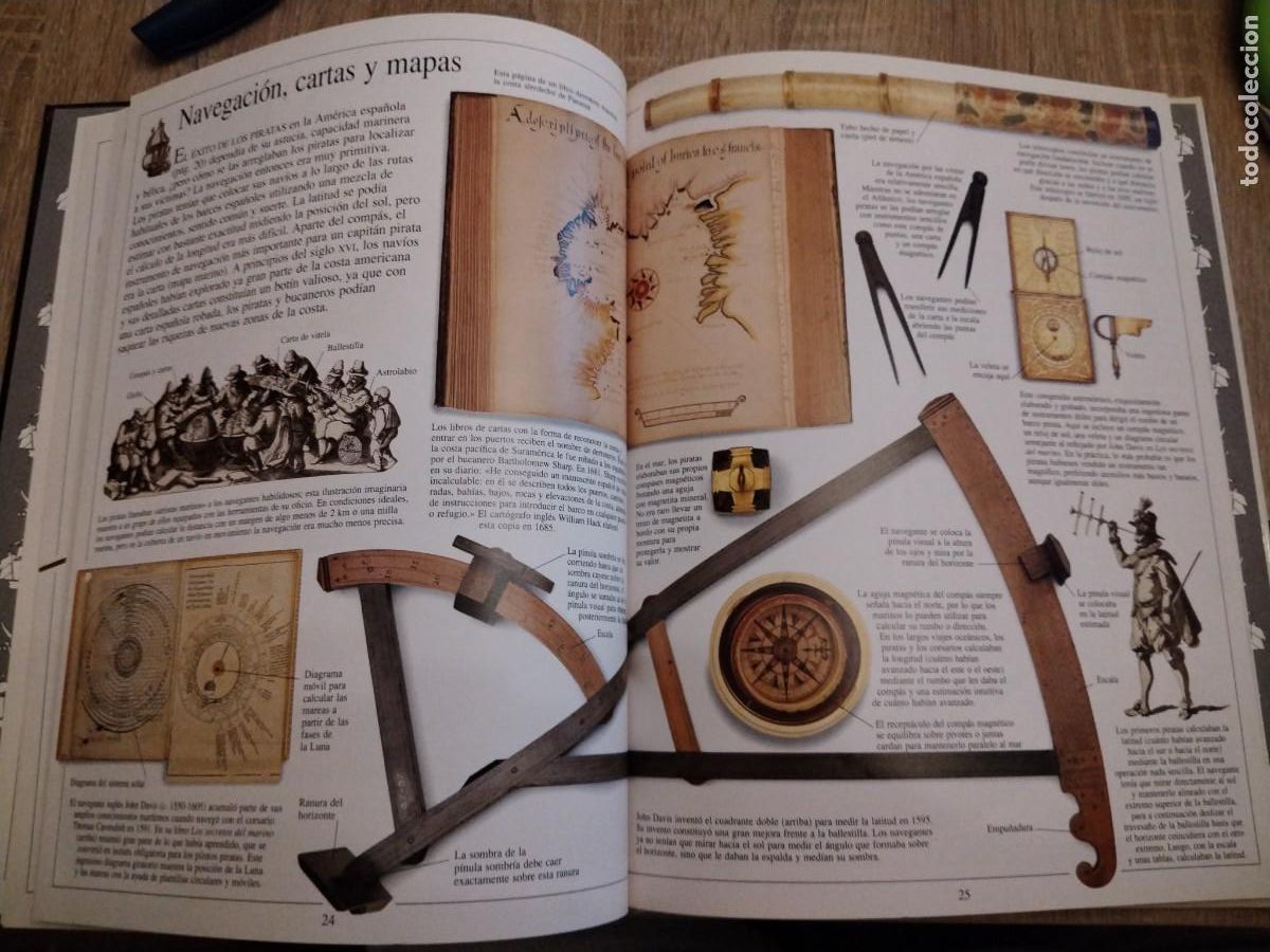 Libros de segunda mano: Corsarios y piratas- biblioteca visual altea- - Foto 7