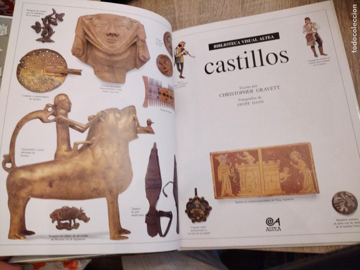 Libros de segunda mano: Castillos- biblioteca visual altea - Foto 3