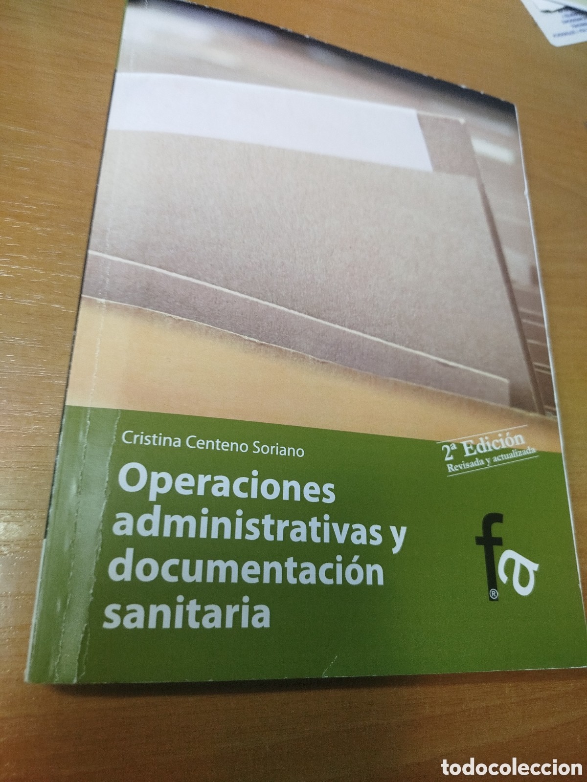 Libros de segunda mano: Operaciones administrativas y documentaci&oacute;n sanitaria. Cristina centeno Soriano.