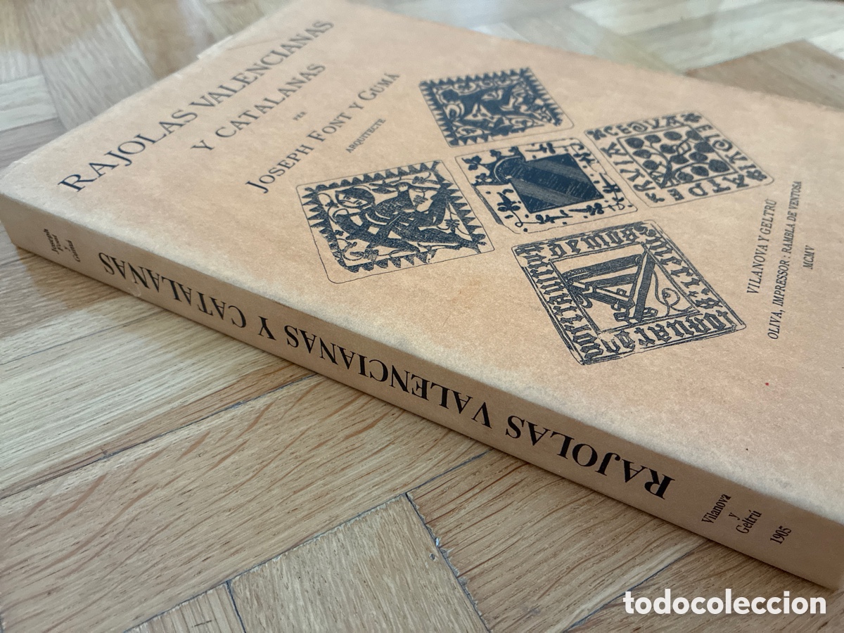 Libros de segunda mano: Rajolas valencianas y catalanas. Joseph Font y Gum&aacute;. Facs&iacute;mil - Foto 4