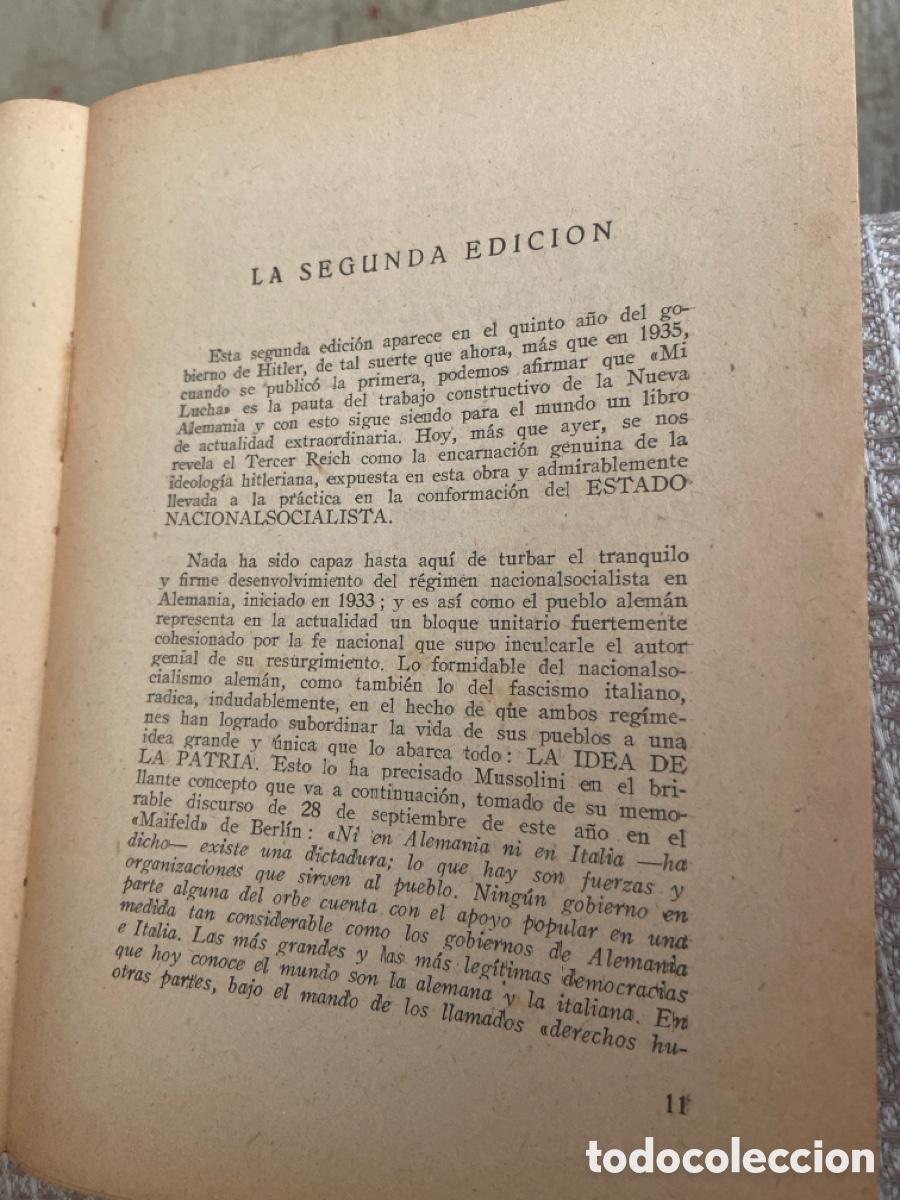 Libros de segunda mano: Mi lucha, Mein Kampf de Adolf Hitler - Foto 6