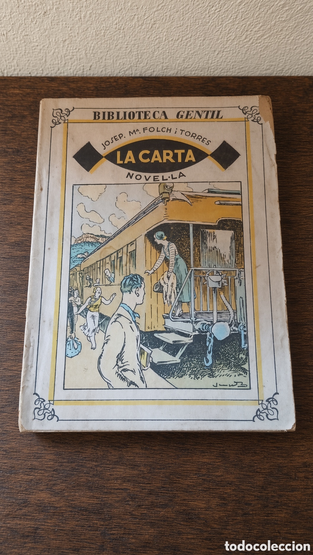Libros de segunda mano: Antiguo Libro La Carta - Biblioteca Gentil Novela antigua La Carta de la Biblioteca Gentil.
