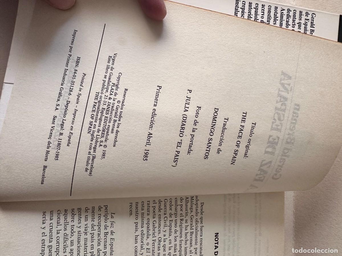 Libros de segunda mano: Gerald Brenan - La Faz de Espa&ntilde;a - Foto 5