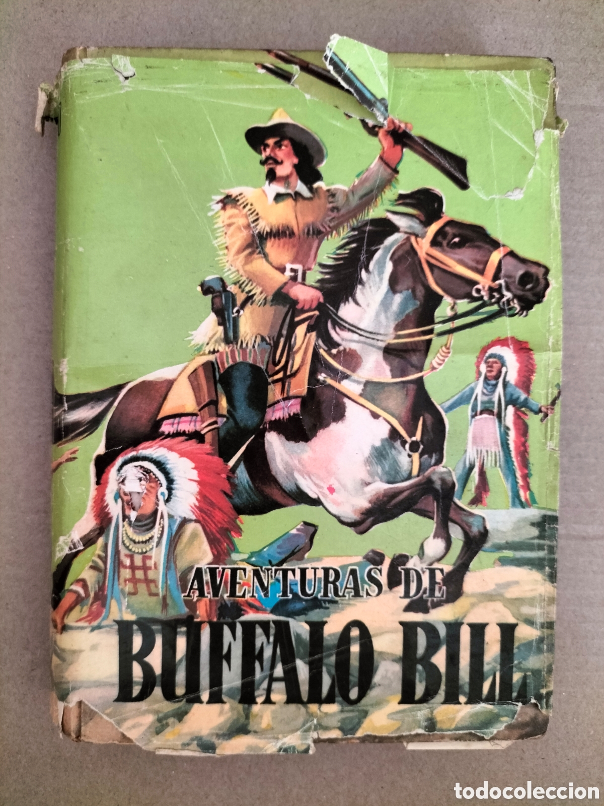 Libros de segunda mano: Aventuras de Buffalo Bill. Colecci&oacute;n juvenil cadete. Editorial mateu. Libro