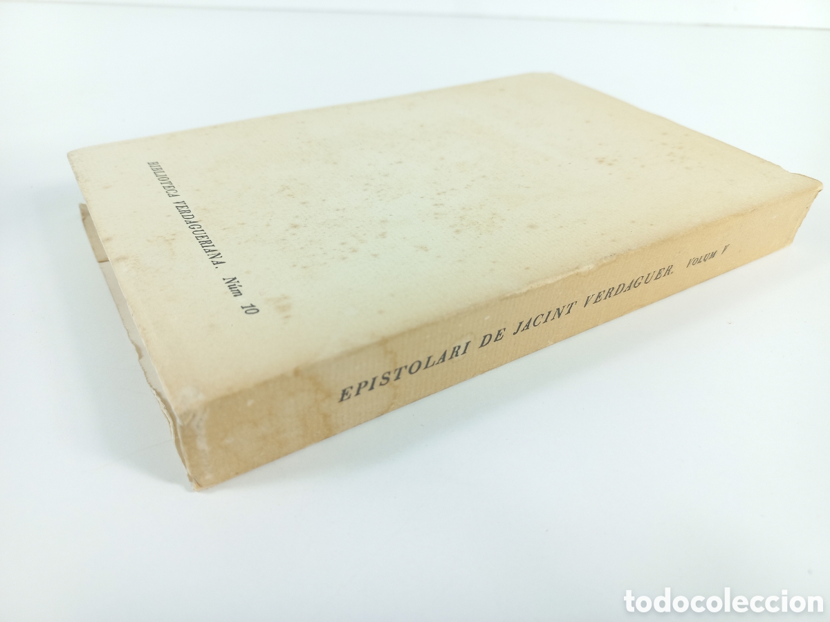 Libros de segunda mano: Epistolari de Jacint Verdaguer V. Barcino, 1977. Catal&aacute;n. - Foto 2