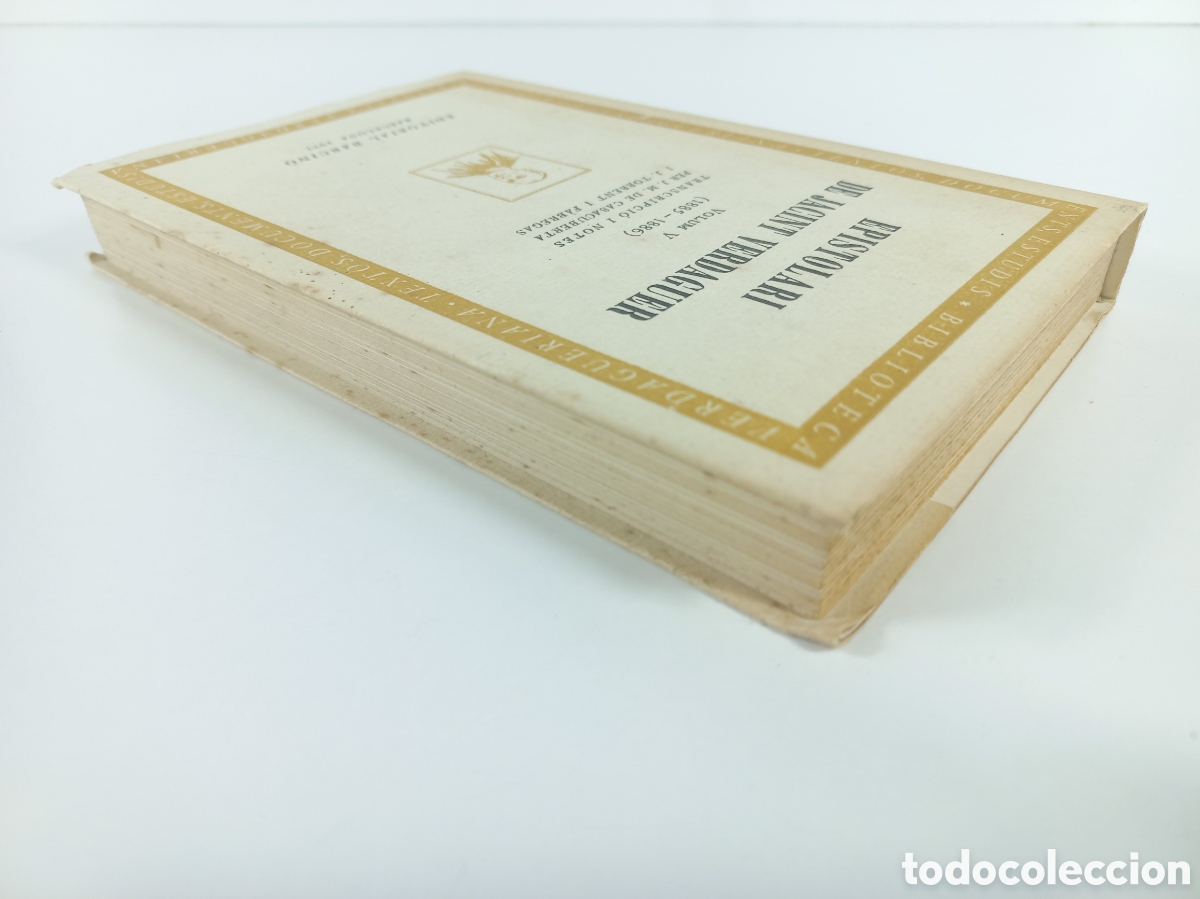Libros de segunda mano: Epistolari de Jacint Verdaguer V. Barcino, 1977. Catal&aacute;n. - Foto 3