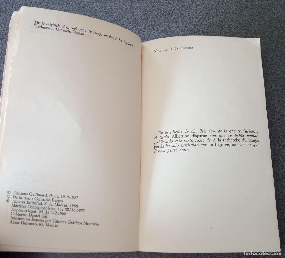 Libros de segunda mano: En Busca Del Tiempo Perdido Marcel Proust - Foto 3