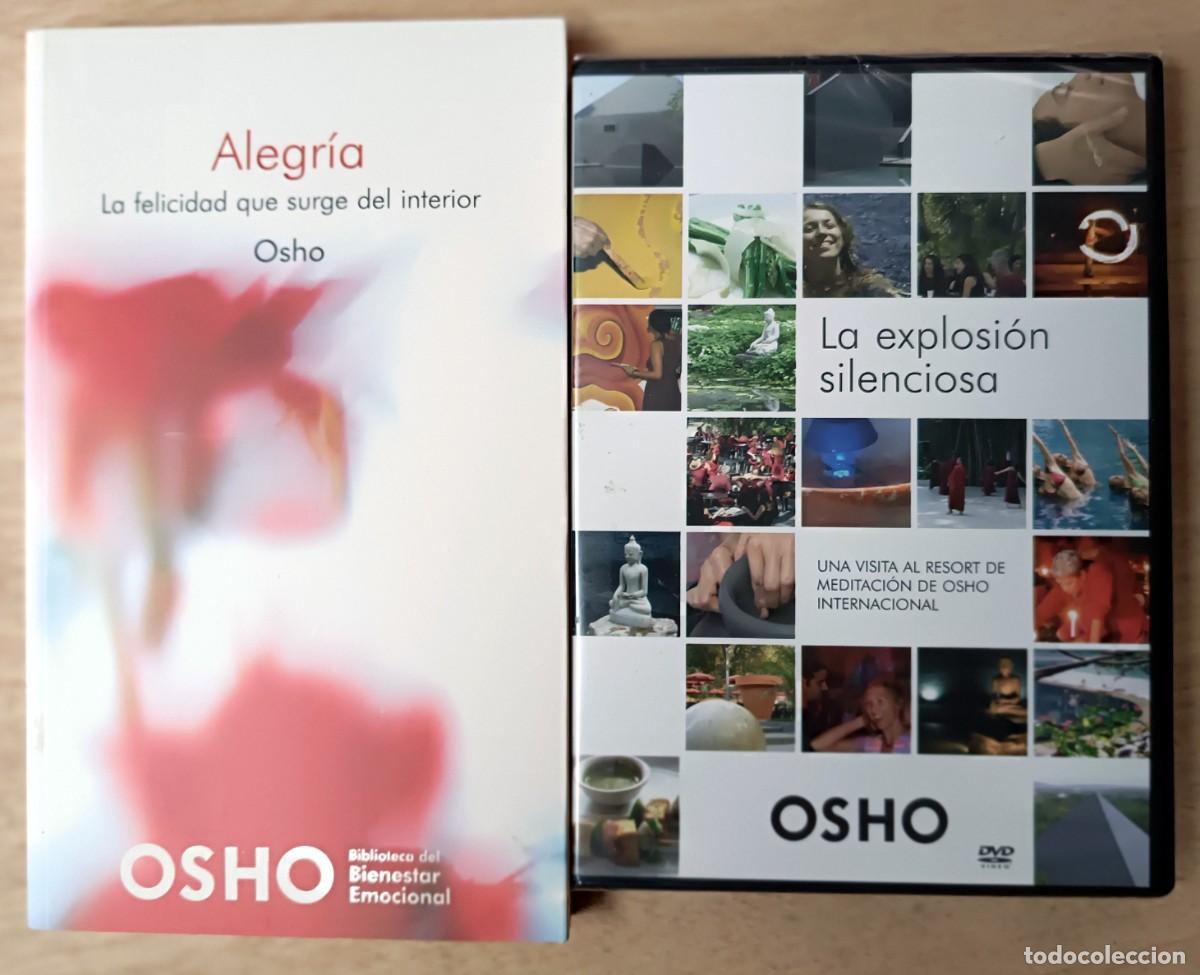 Libros de segunda mano: ALEGR&Iacute;A. LA FELICIDAD QUE SURGE DEL INTERIOR + DVD &rdquo;La explosi&oacute;n silenciosa&rdquo;. OSHO.