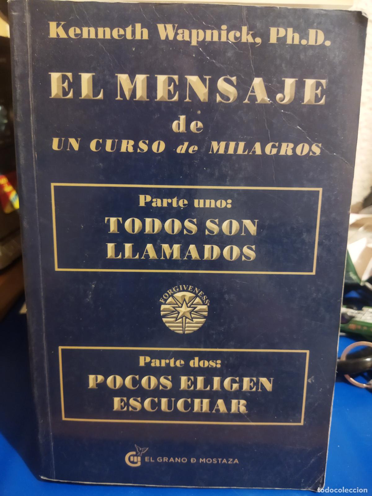 Libros de segunda mano: El mensaje de un curso de milagros
