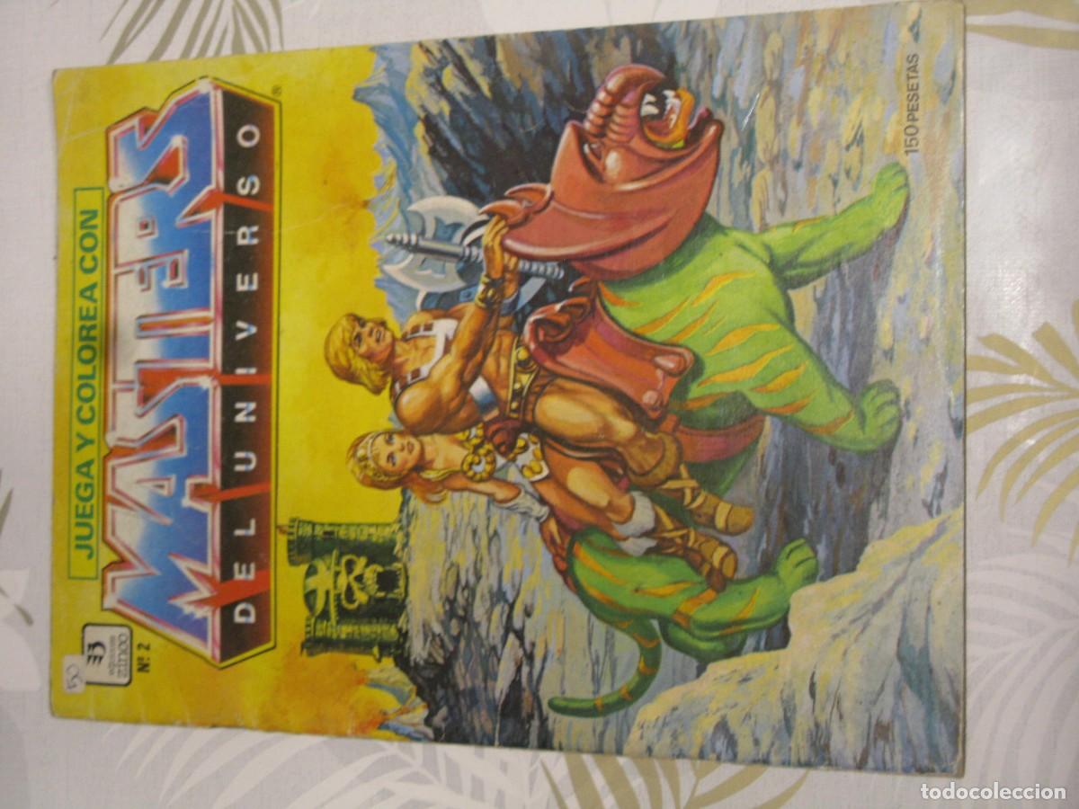 Libros de segunda mano: Masters del Universo - Juega y Colorea N&ordm; 2 - Zinco (1984)
