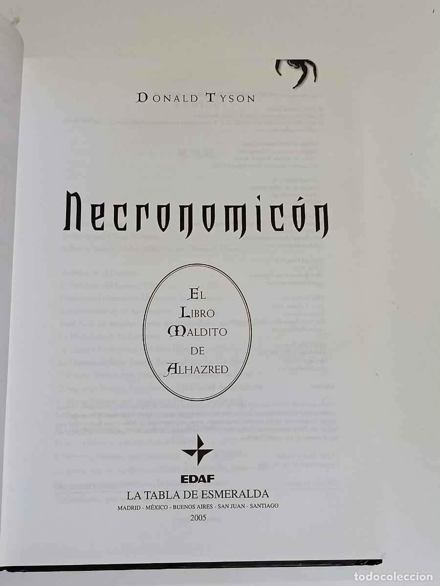 Libros de segunda mano: Necronomic&oacute;n: el libro maldito de Alhazred Tyson, Donald - Foto 4