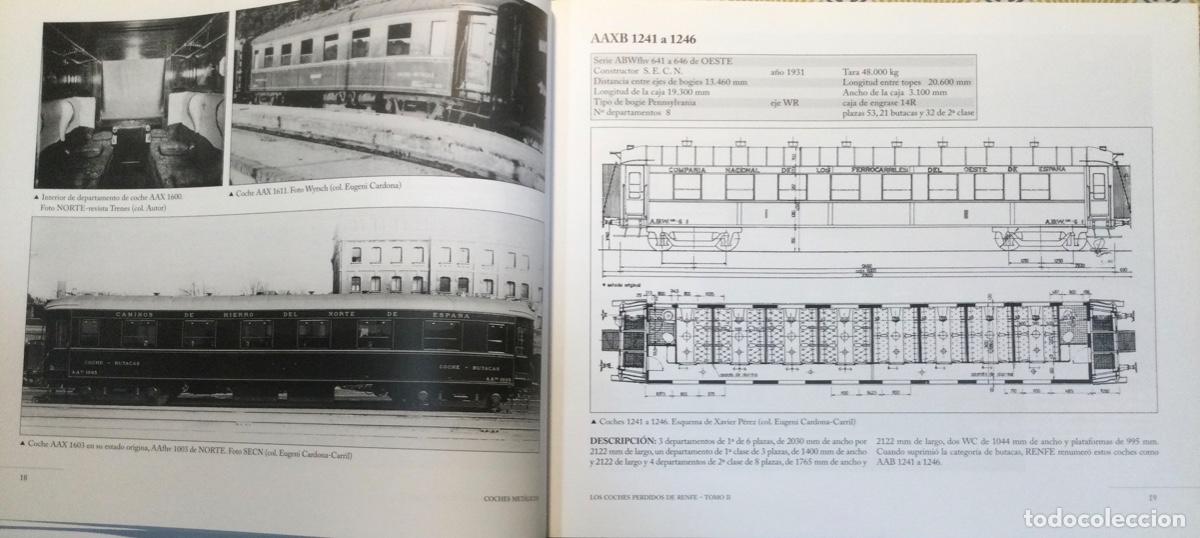 Libros de segunda mano: Coches perdidos de RENFE, los coches met&aacute;licos - Foto 4