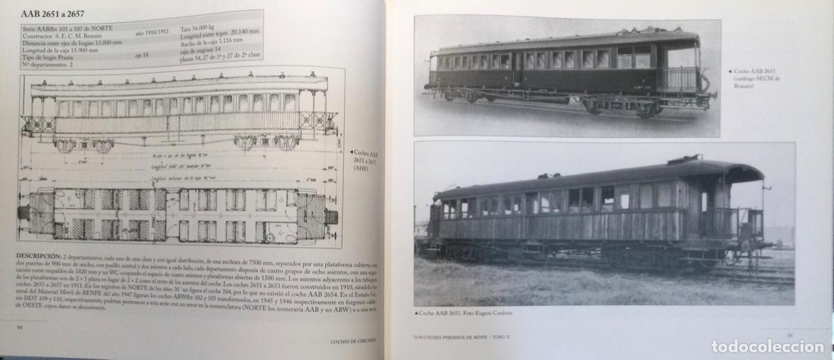Libros de segunda mano: Coches perdidos de RENFE, los coches met&aacute;licos - Foto 8