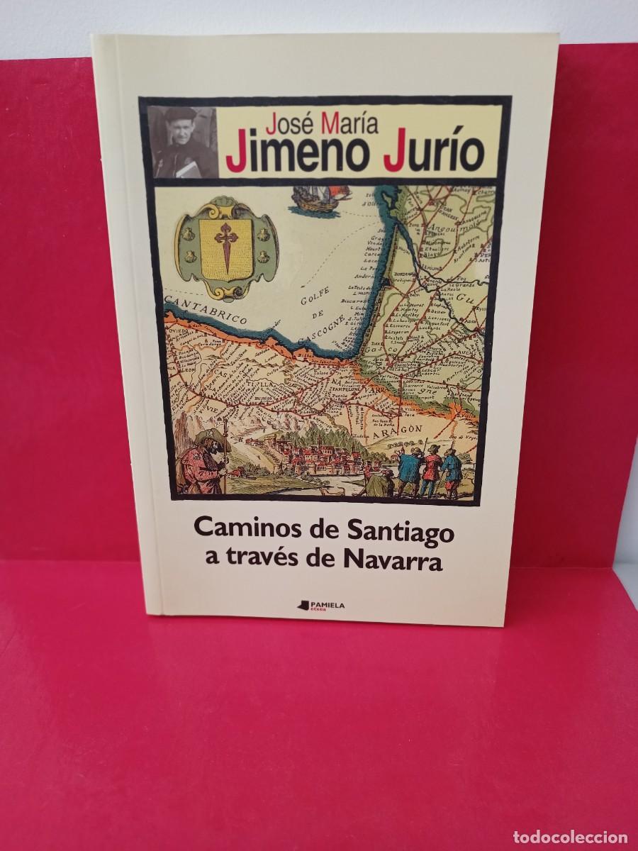 Libros de segunda mano: Caminos de Santiago a trav&eacute;s de Navarra - Jos&eacute; Mar&iacute;a Jimeno Jur&iacute;o - Pamiela 2004