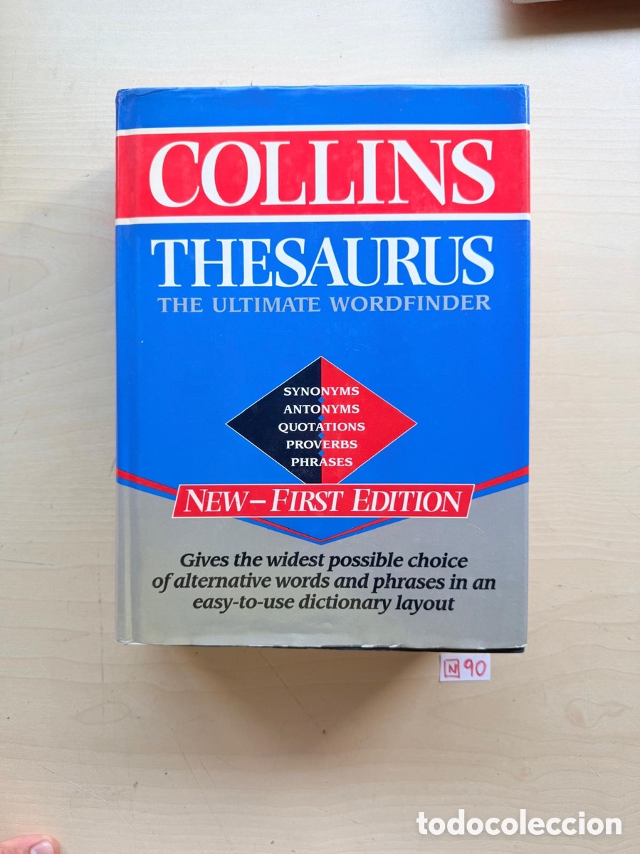 Libros de segunda mano: Libro collins Thesaurus - Foto 1