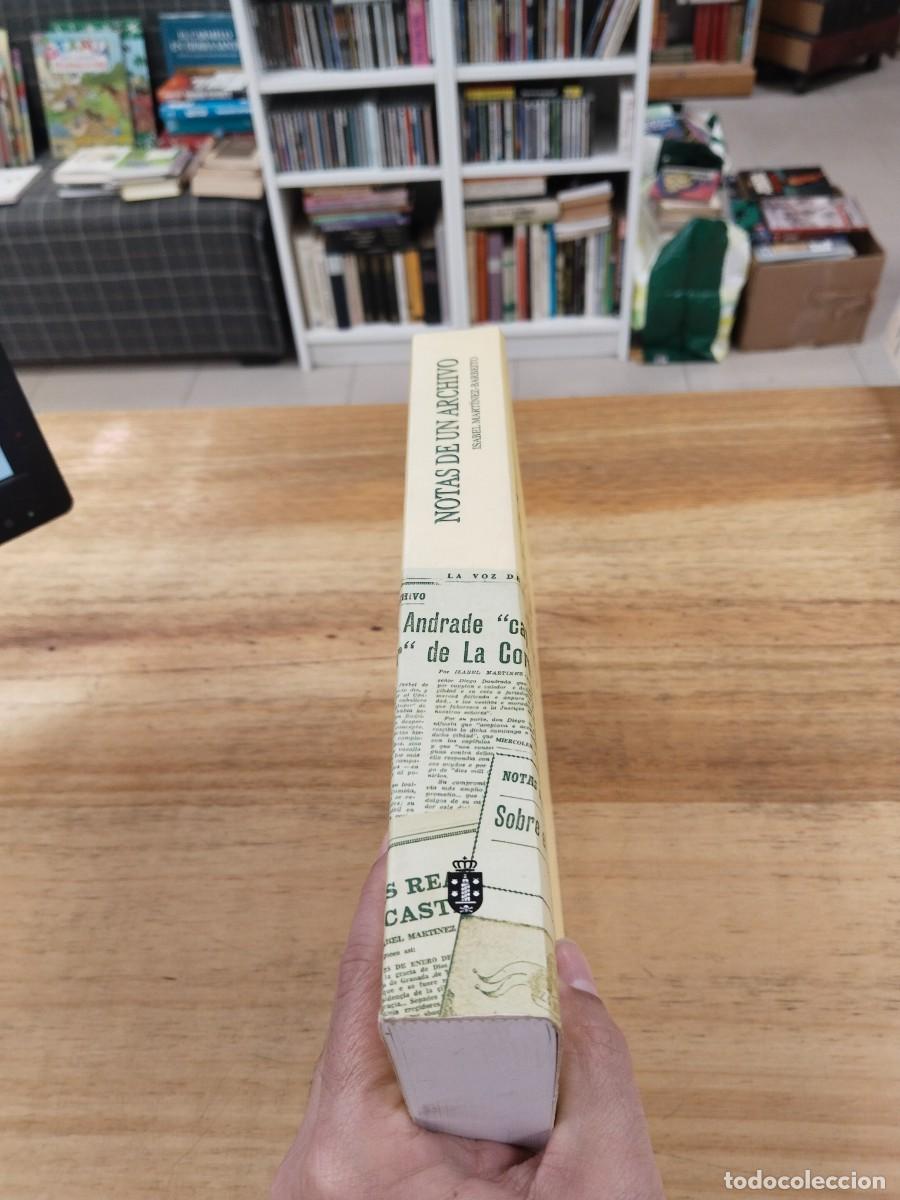Libros de segunda mano: Notas de un archivo - Isabel Mart&iacute;nez-Barbeito - Foto 3