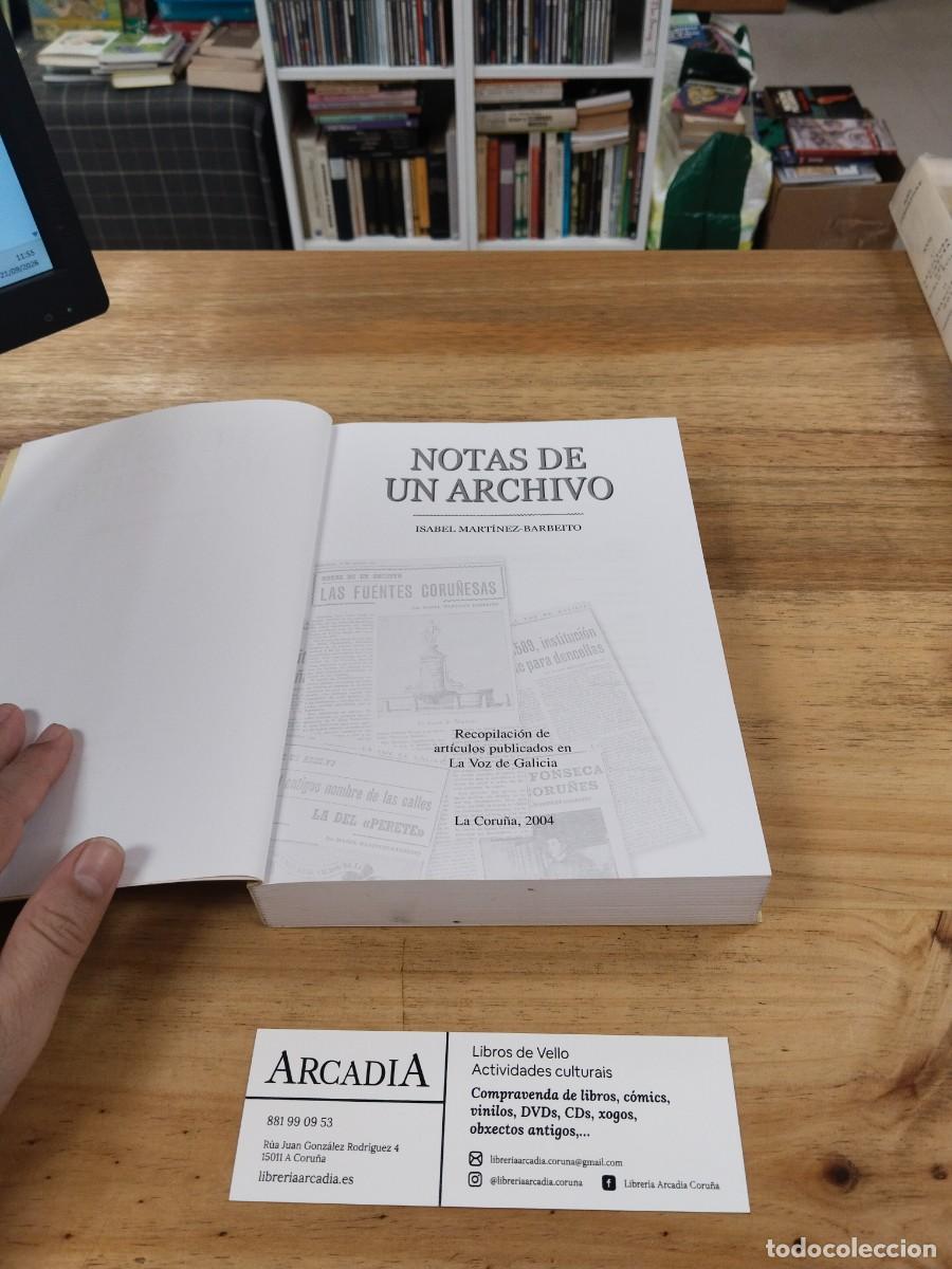 Libros de segunda mano: Notas de un archivo - Isabel Mart&iacute;nez-Barbeito - Foto 4
