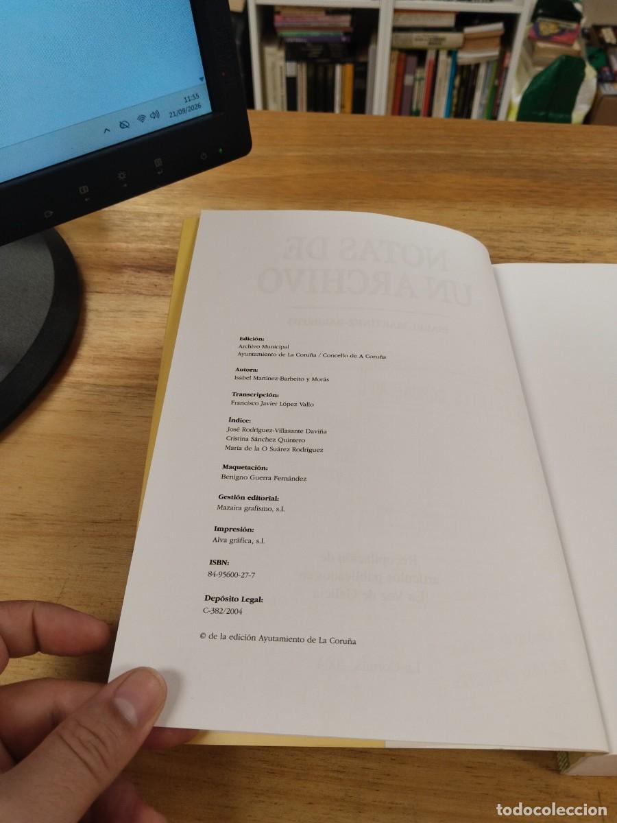 Libros de segunda mano: Notas de un archivo - Isabel Mart&iacute;nez-Barbeito - Foto 5