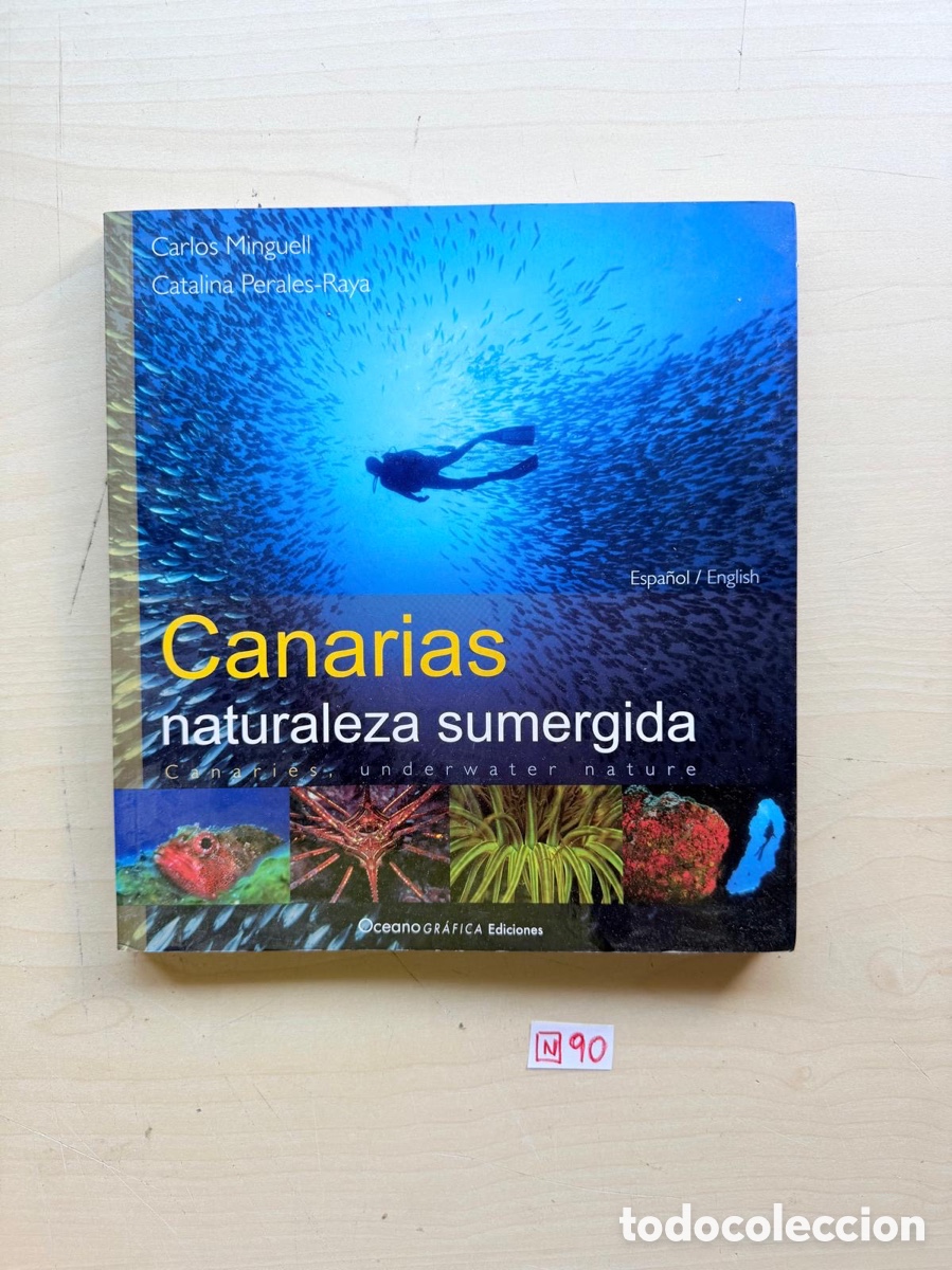 Libros de segunda mano: Libro canarias naturaleza sumergida