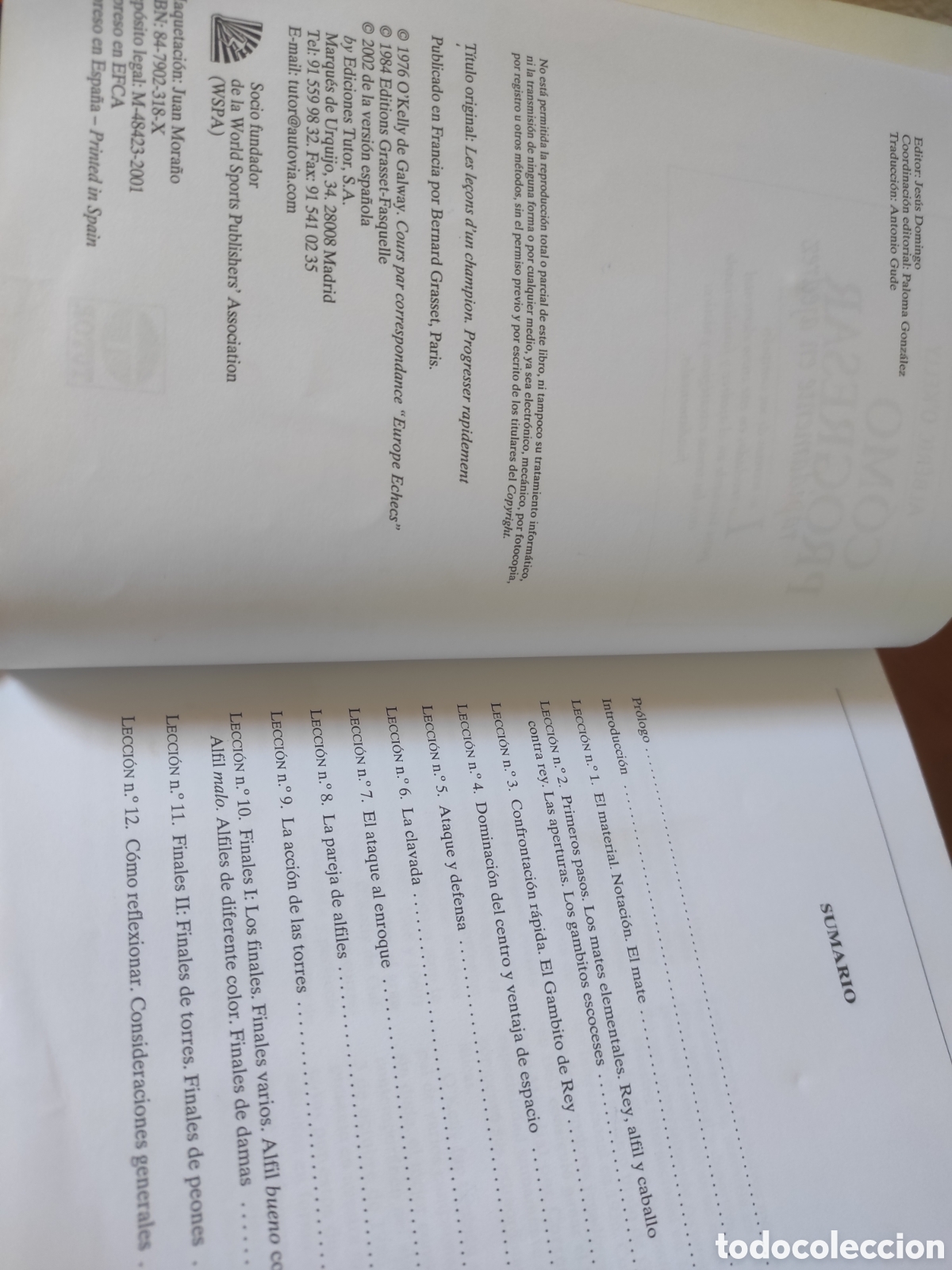 Libros de segunda mano: C&oacute;mo progresar r&aacute;pidamente en ajedrez - Alb&eacute;ric OKelly - Foto 3