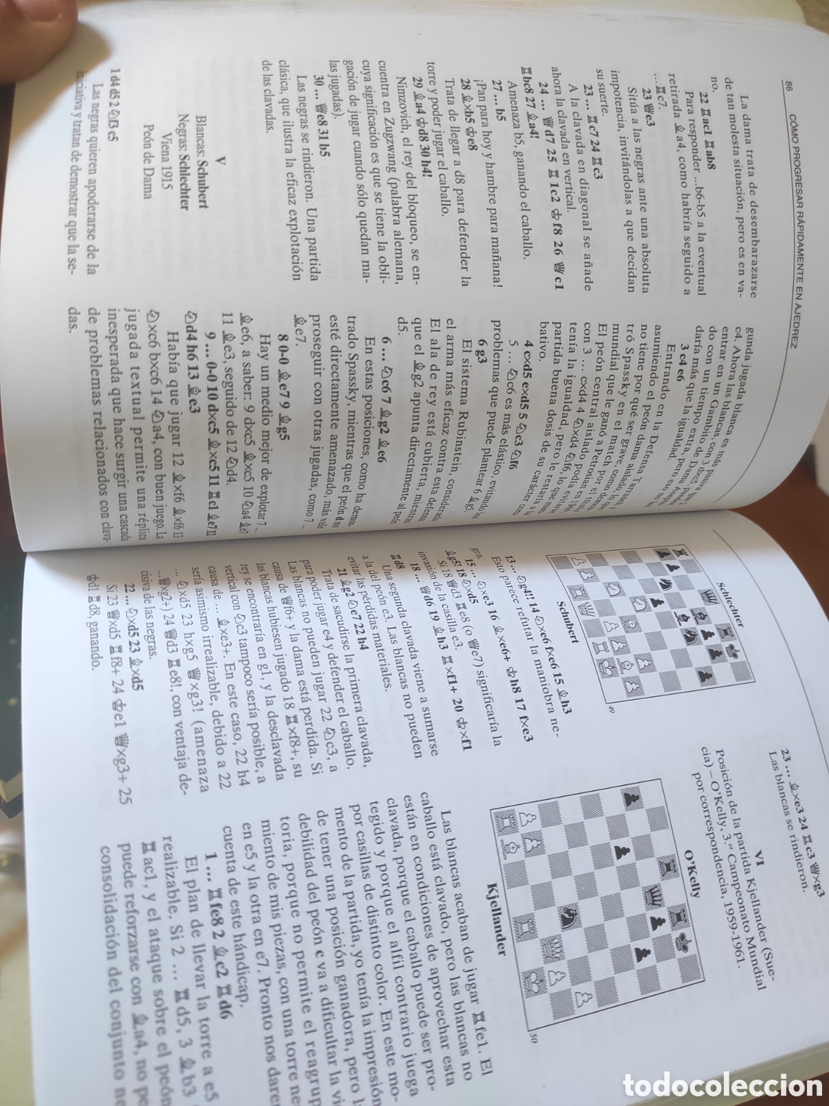 Libros de segunda mano: C&oacute;mo progresar r&aacute;pidamente en ajedrez - Alb&eacute;ric OKelly - Foto 4