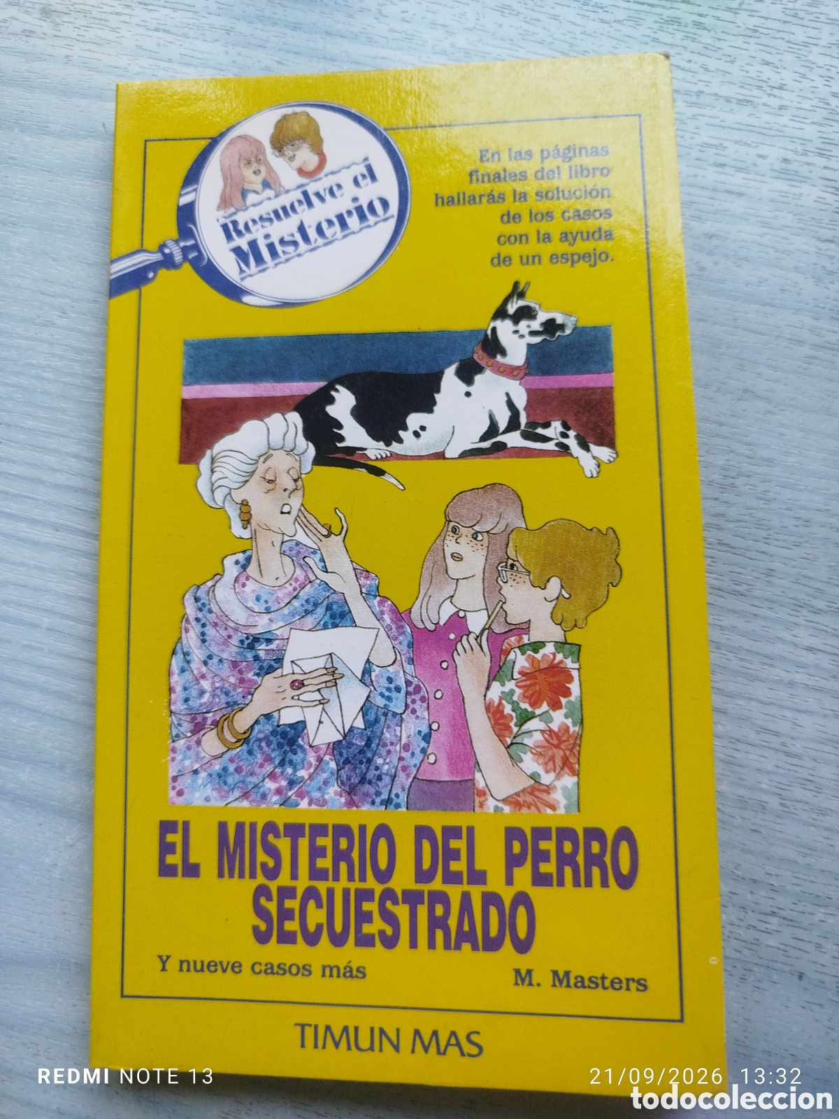 Libros de segunda mano: Timun m&aacute;s.el misterio del perro secuestrado
