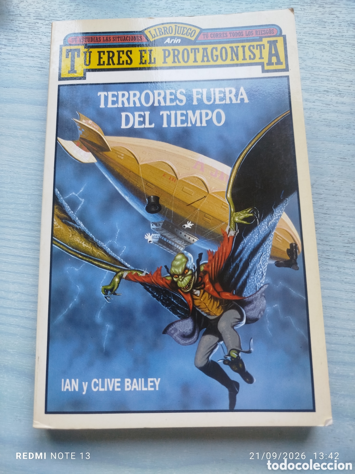 Libros de segunda mano: Libro juego tu eres el protagonista.terrores fuera de tiempo