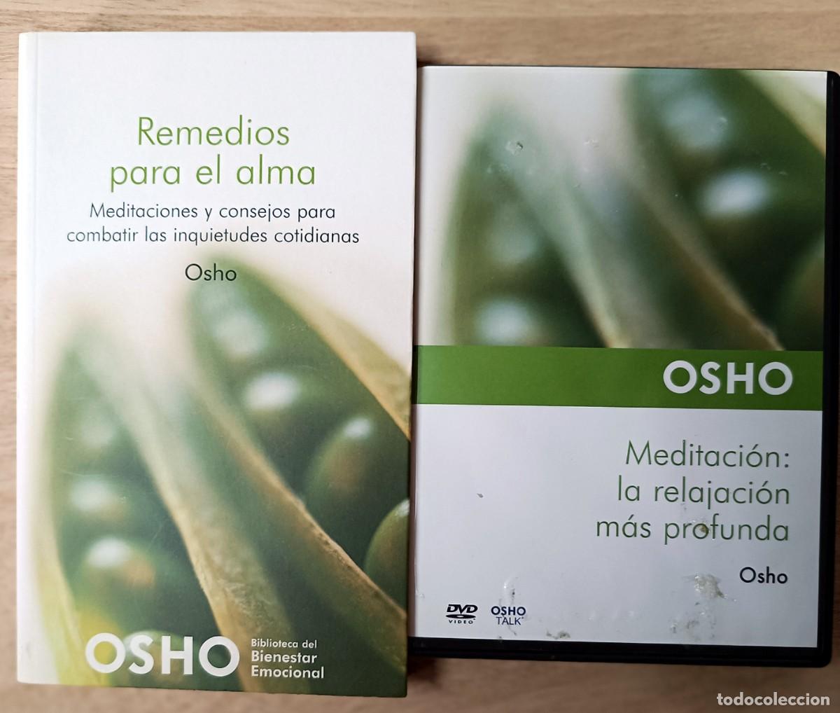 Libros de segunda mano: OSHO. REMEDIOS PARA EL ALMA + DVD &rdquo;Meditaci&oacute;n. La relajaci&oacute;n m&aacute;s profunda&rdquo;.