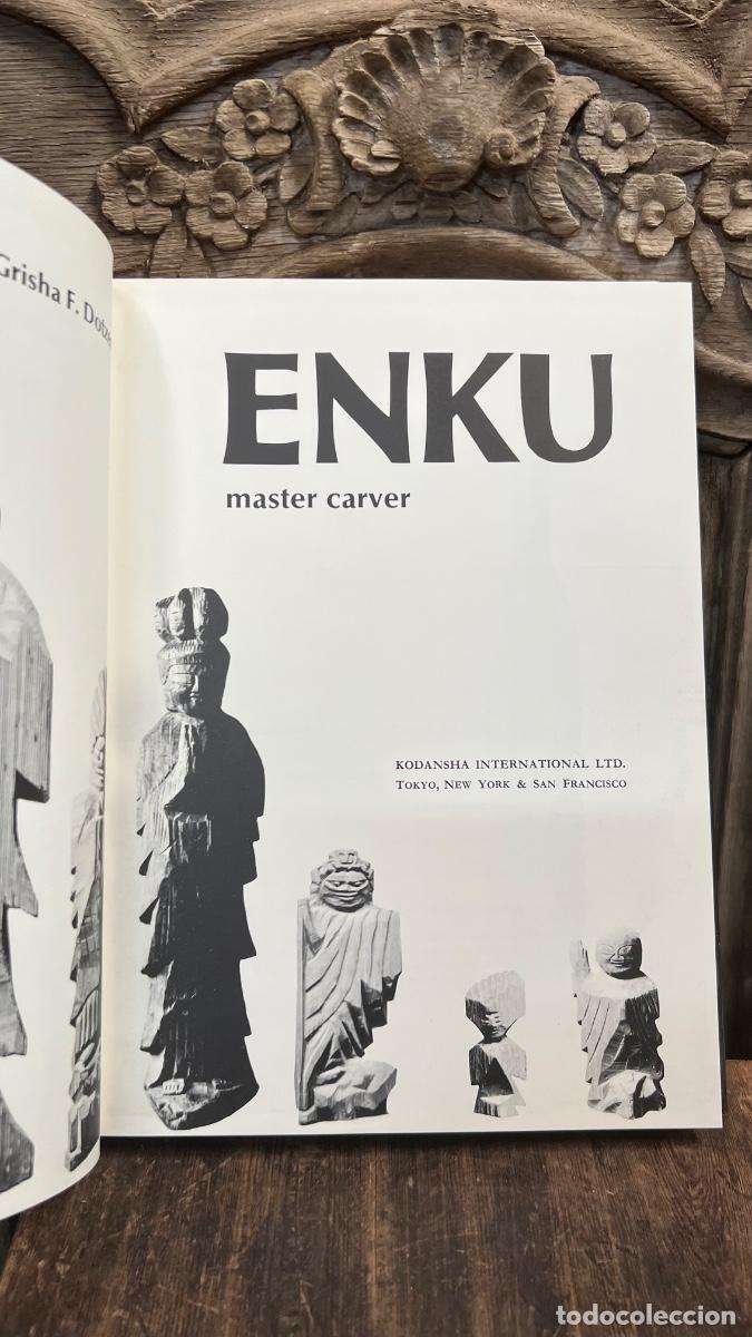 Libros de segunda mano: Enku master carver 1 a edici&oacute;n 1976 kodansha ed. Dotzenko 30,5cms - Foto 4