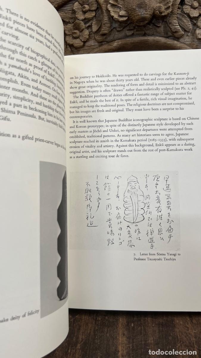 Libros de segunda mano: Enku master carver 1 a edici&oacute;n 1976 kodansha ed. Dotzenko 30,5cms - Foto 9