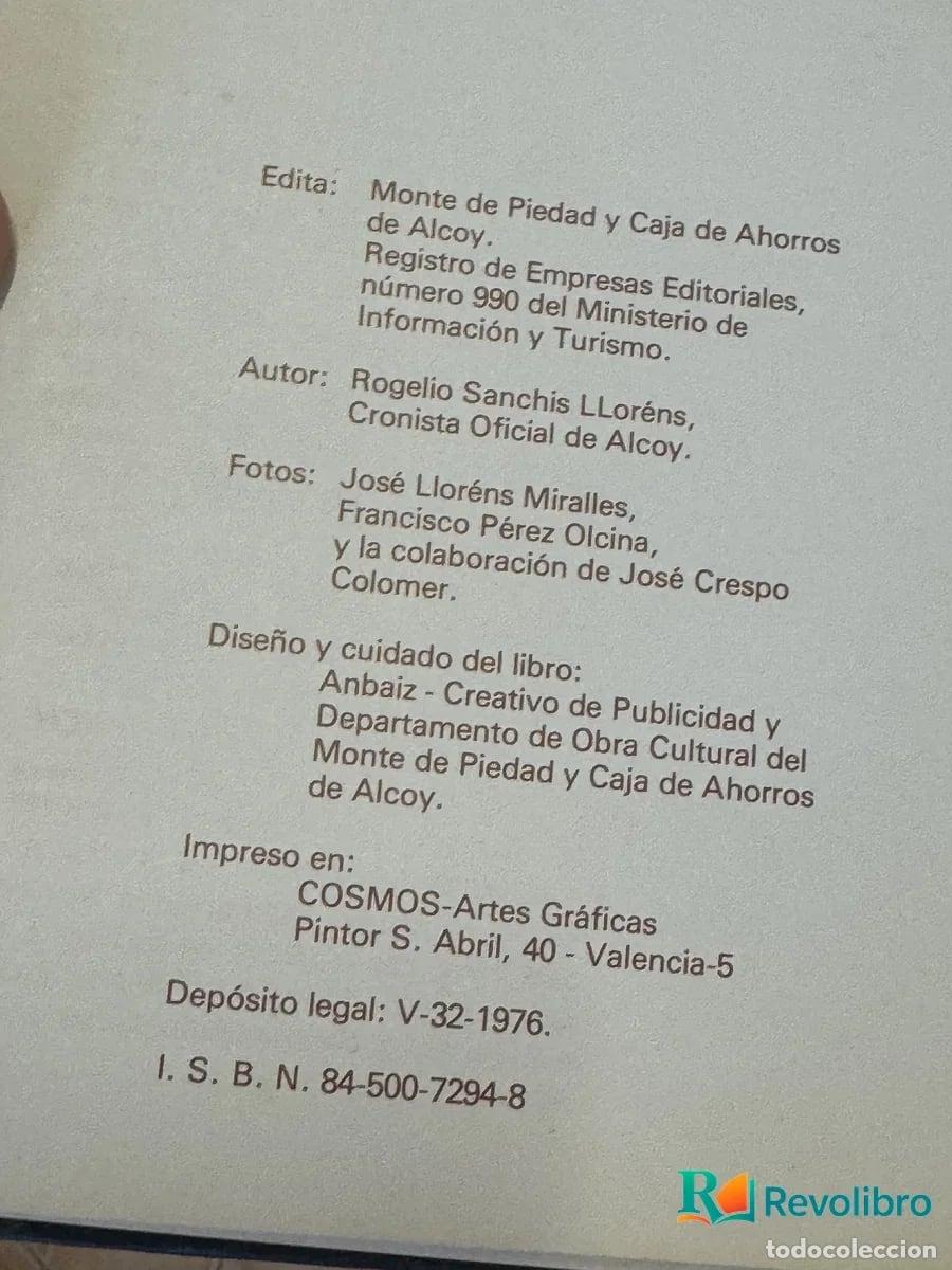 Libros de segunda mano: Alcoy, Tu Pueblo - Rogelio Sanchis Llorens - Foto 2