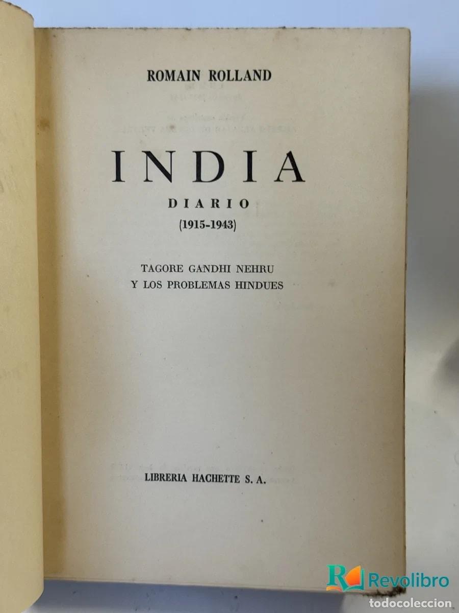 Libros de segunda mano: India 1915-1943 - Romain Rolland - Foto 3