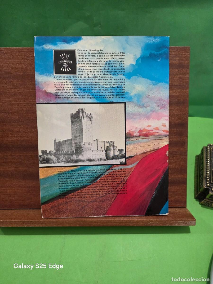 Libros de segunda mano: PILAR PRIMO DE RIVERA...&rdquo;&rdquo;RECUERDOS DE UNA VIDA&rdquo;&rdquo;...EDICIONES DYRSA...1983... - Foto 2