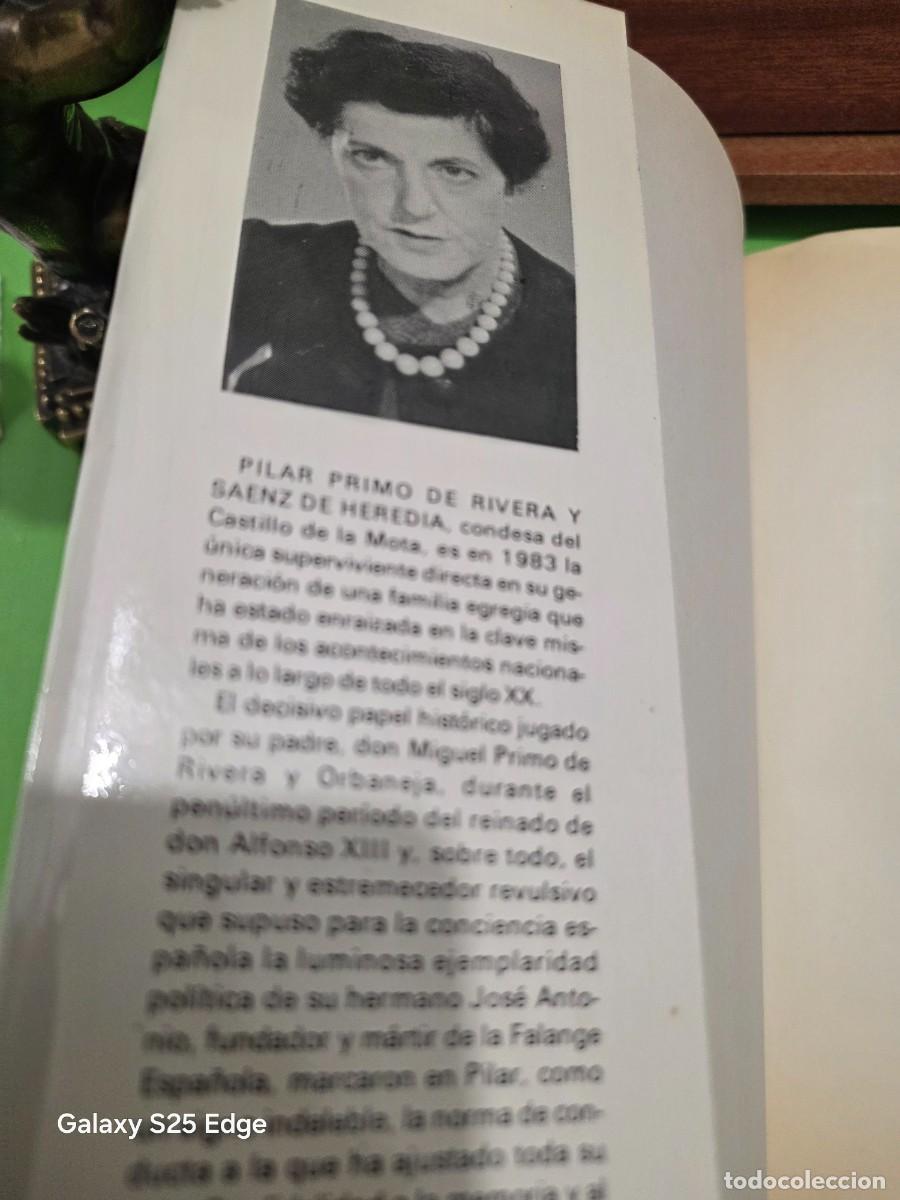 Libros de segunda mano: PILAR PRIMO DE RIVERA...&rdquo;&rdquo;RECUERDOS DE UNA VIDA&rdquo;&rdquo;...EDICIONES DYRSA...1983... - Foto 4