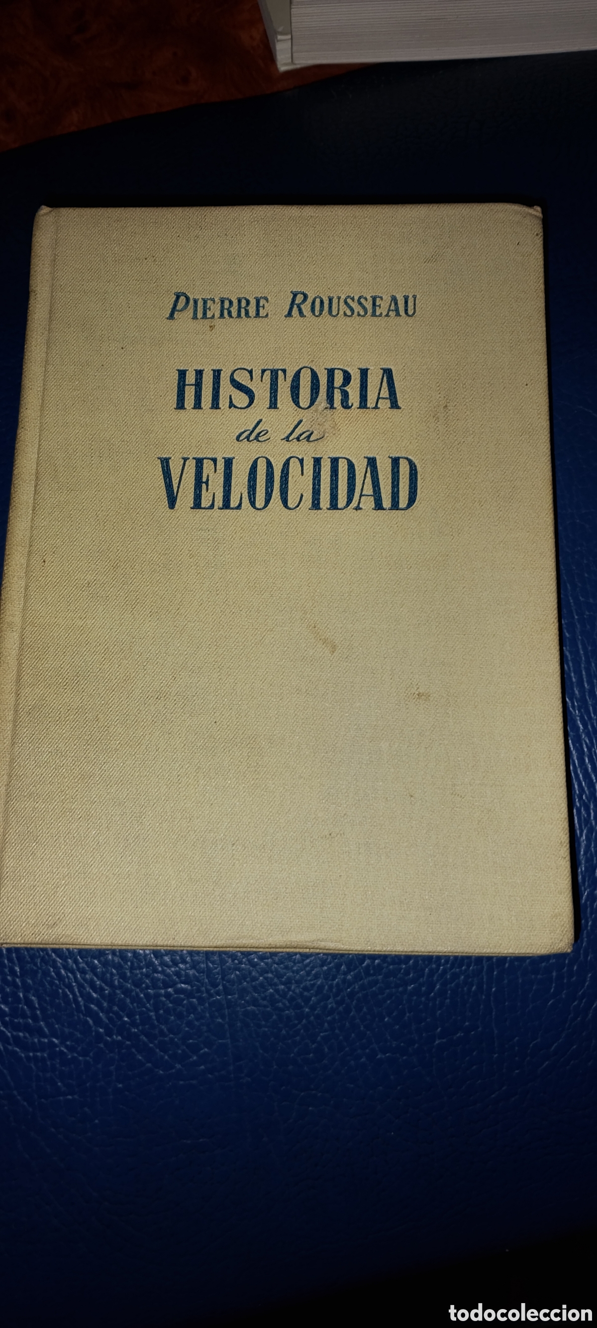 Libros de segunda mano: Historia de la velocidad