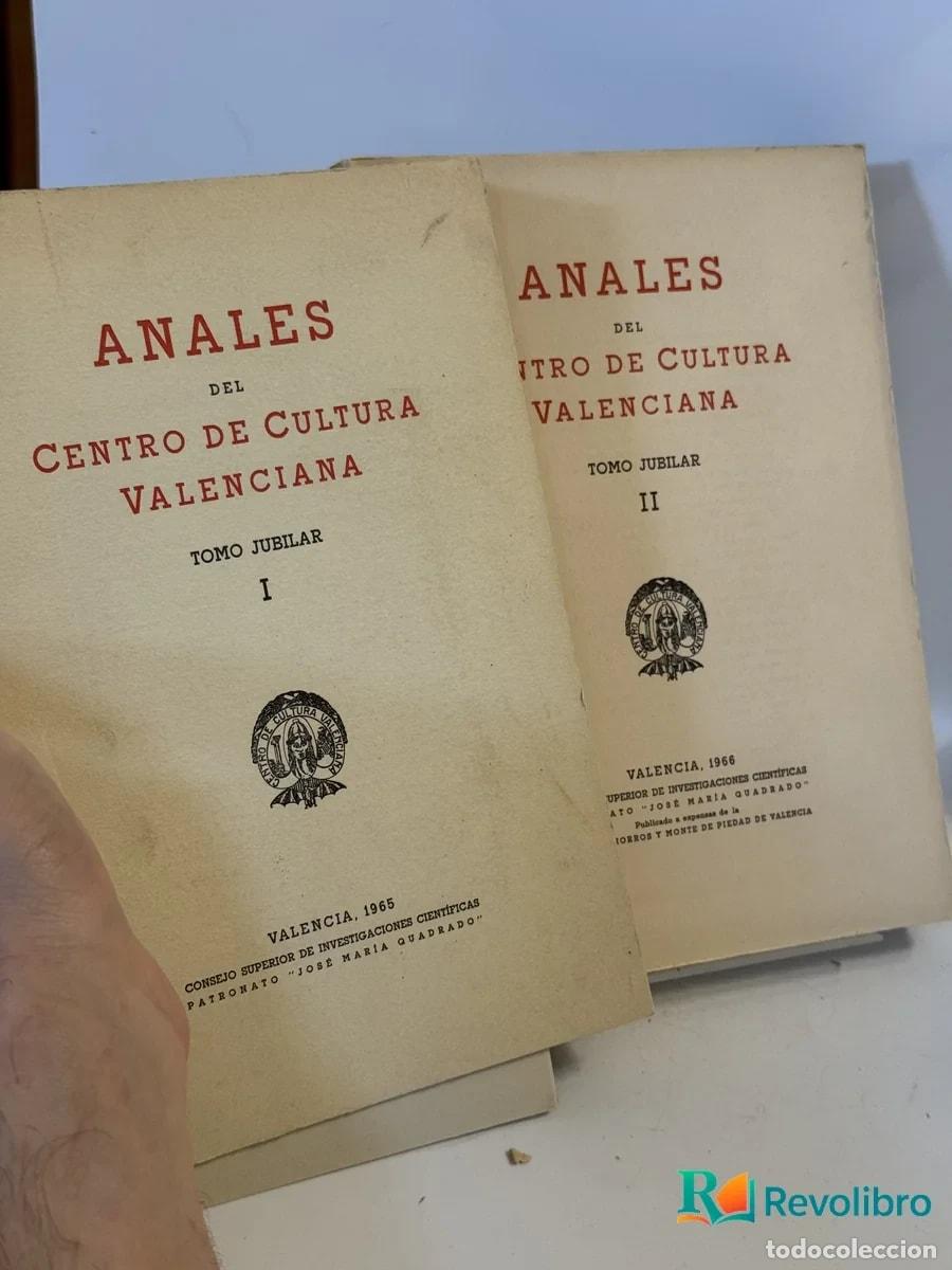 Libros de segunda mano: Lote Anales del Centro de Cultura Valenciana 2 tomos - No disponible