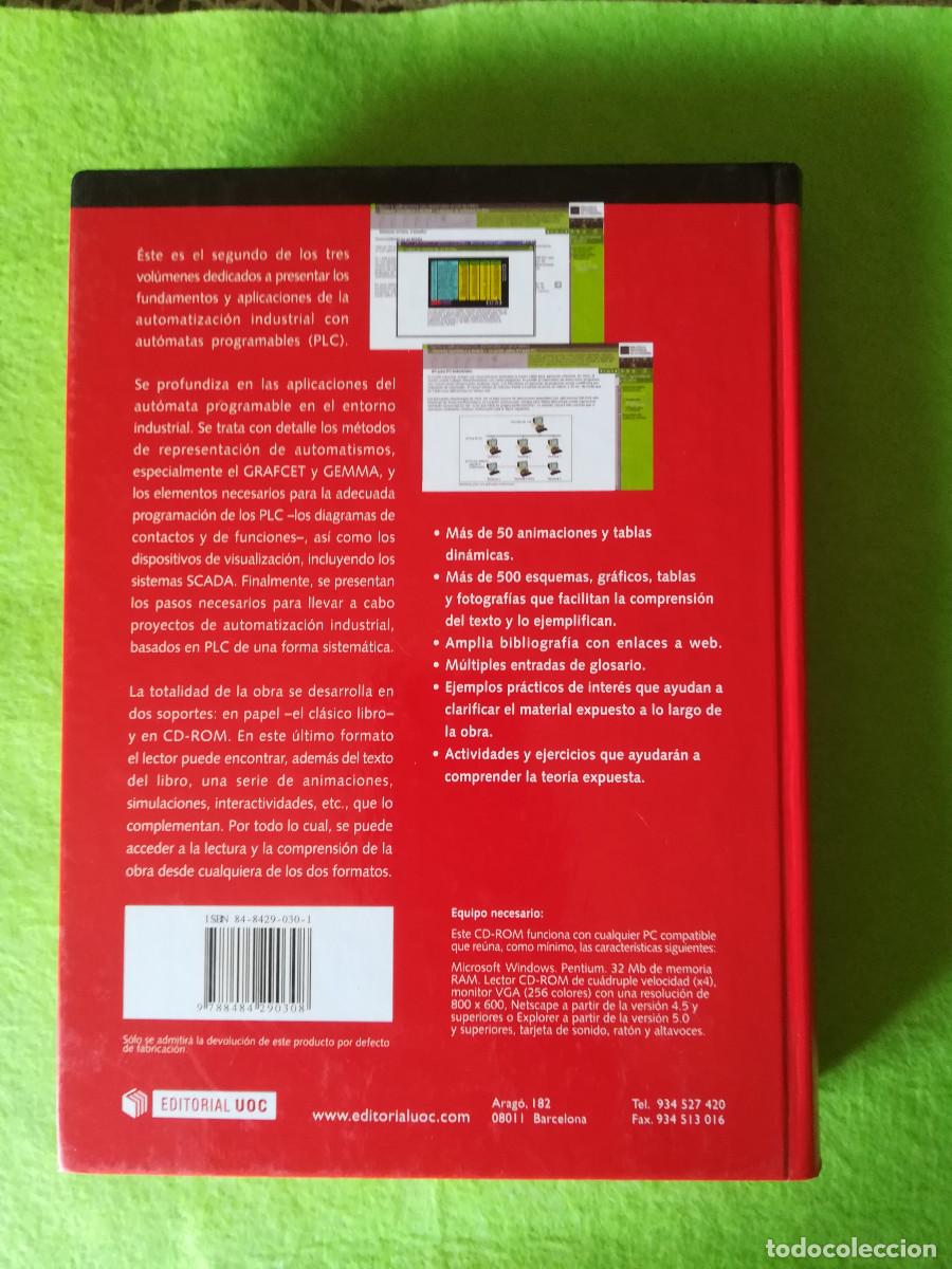 Libros de segunda mano: Dise&ntilde;o y aplicaciones con automatas programables Joan Domingo Pe&ntilde;a editorial uoc 2003 - Foto 2