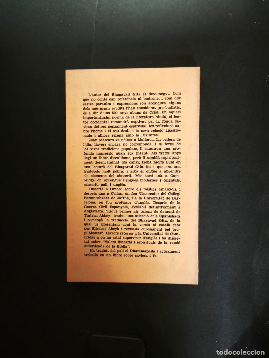 Libros de segunda mano: Bhagavad gita - Editorial Raixa - Foto 2
