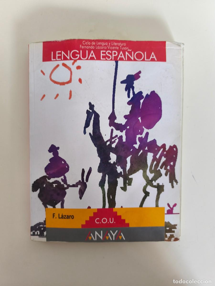 Libros de segunda mano: Libro de texto Lengua Espa&ntilde;ola. C.O.U.,