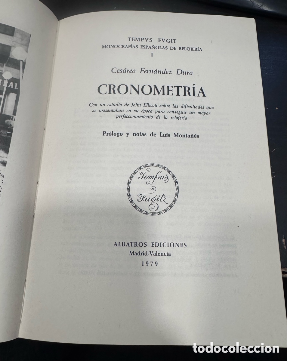 Libros de segunda mano: Cronometr&iacute;a Cesareo Fernandez Duro - Foto 2