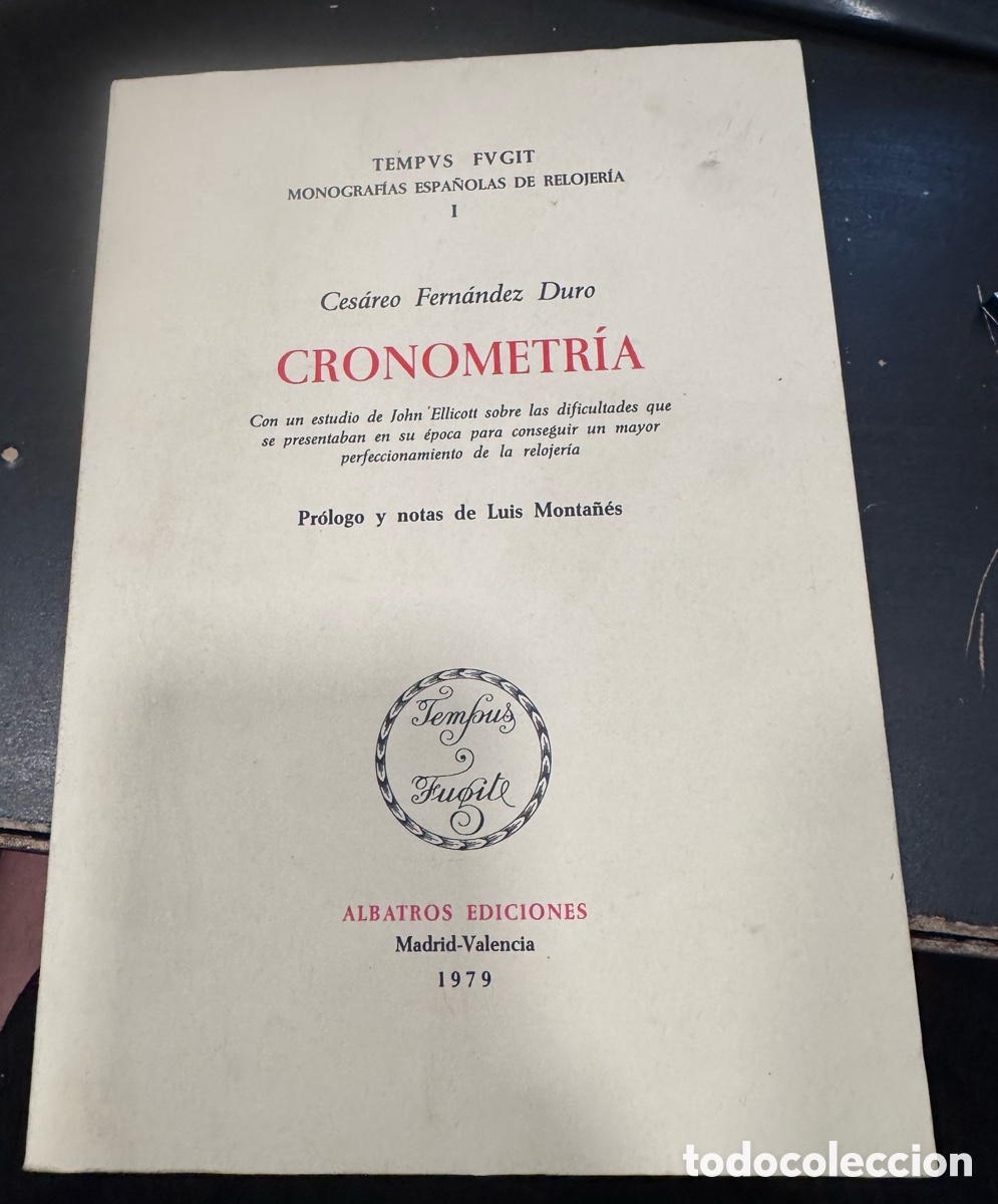 Libros de segunda mano: Cronometr&iacute;a Cesareo Fernandez Duro - Foto 1