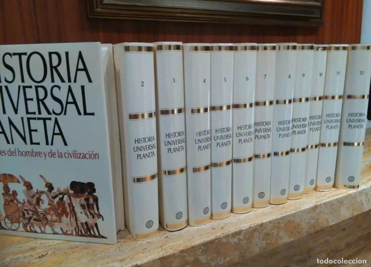 Libros de segunda mano: Enciclopedia HISTORIA UNIVERSAL PLANETA - completa 12 vol&uacute;menes - en excelente estado