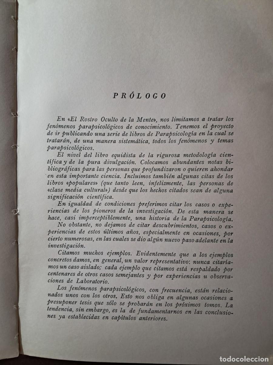 Libros de segunda mano: EL ROSTRO OCULTO DE LA MENTE - OSCAR G. QUEVEDO - Foto 6