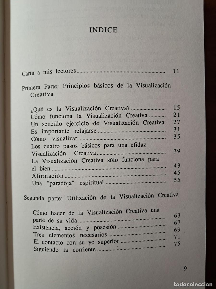 Libros de segunda mano: VISUALIZACION CREATIVA - SHAKTI GAWAIN - Foto 4