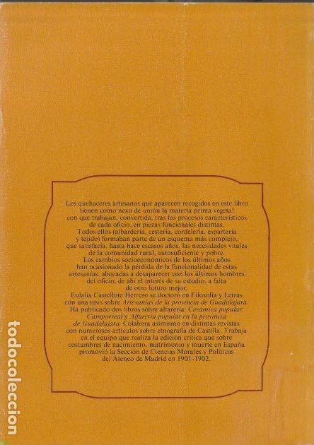 Libros de segunda mano: Artesan&iacute;as vegetales / Eulalia Castellote Herrero -1982 - Foto 5