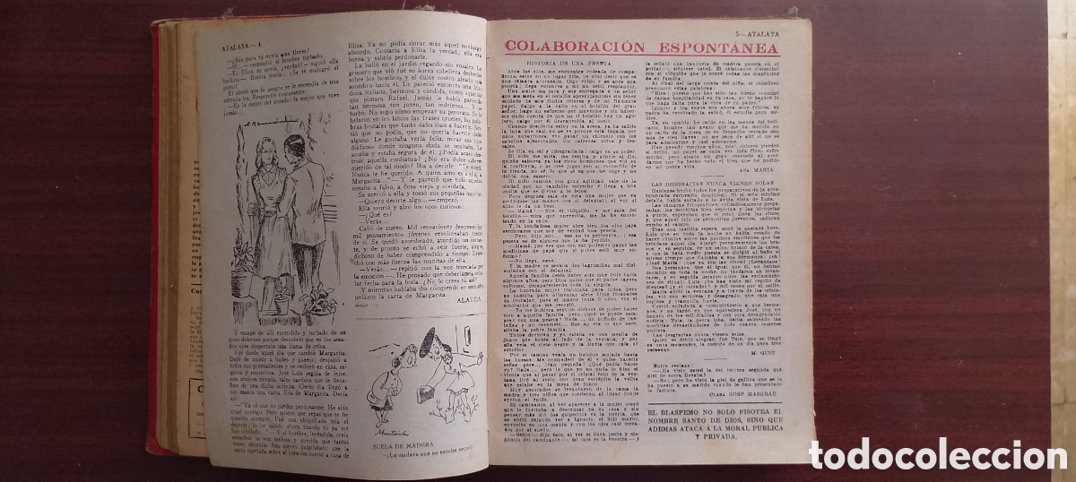 Libros de segunda mano: Libro Atalaya 1943 antiguo - Foto 6