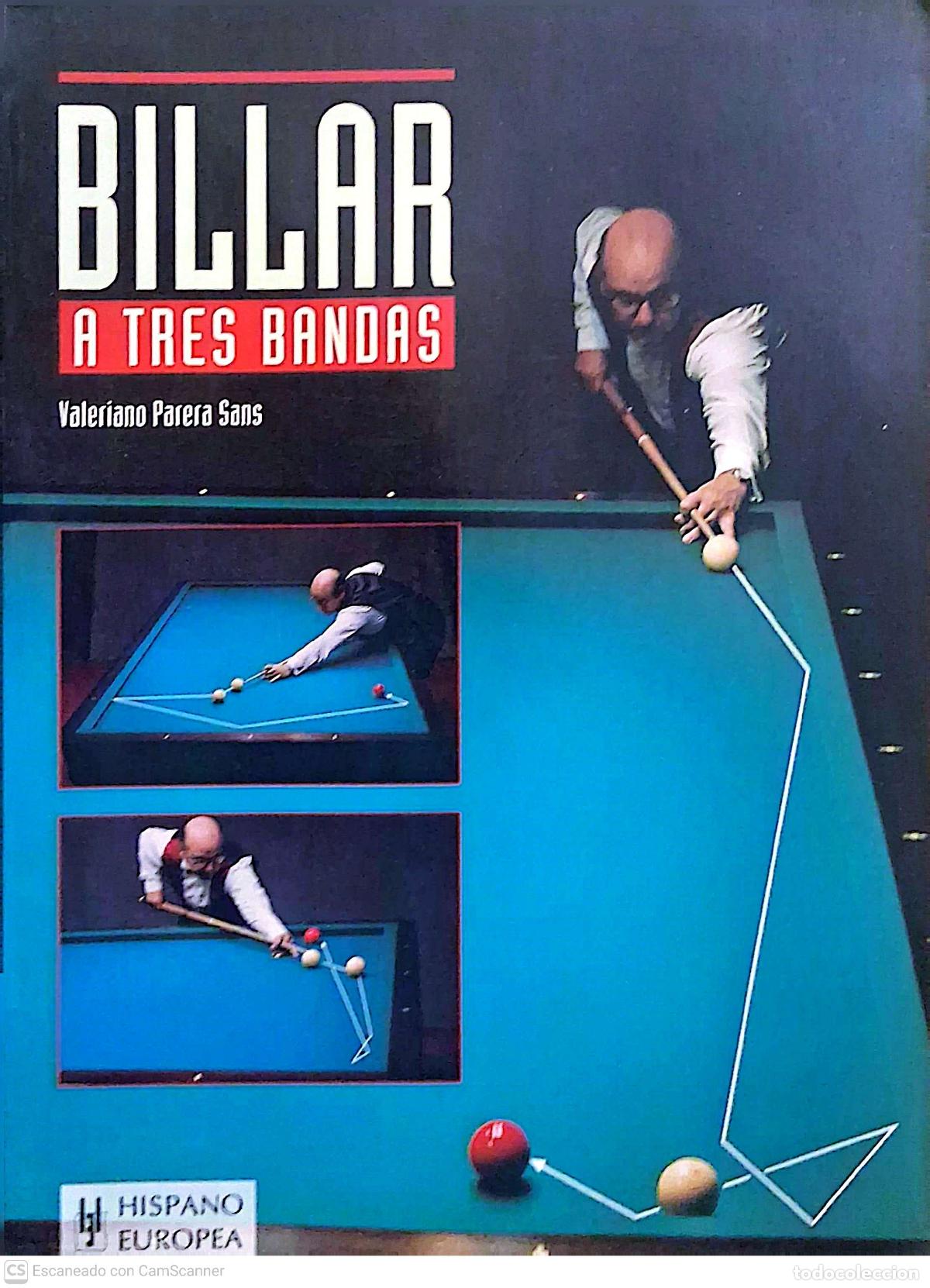 Libros de segunda mano: Billar a Tres Bandas por Valeriano Parera Sans. Hispano Europea. Perfecto estado de