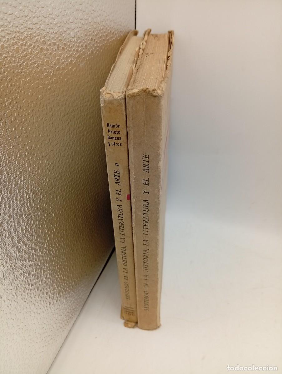 Libros de segunda mano: SANTIAGO EN LA HISTORIA, LA LITERATURA Y EL ARTE. TOMO I Y II. ED. NACIONAL. 1954. PAGS : 254/192.