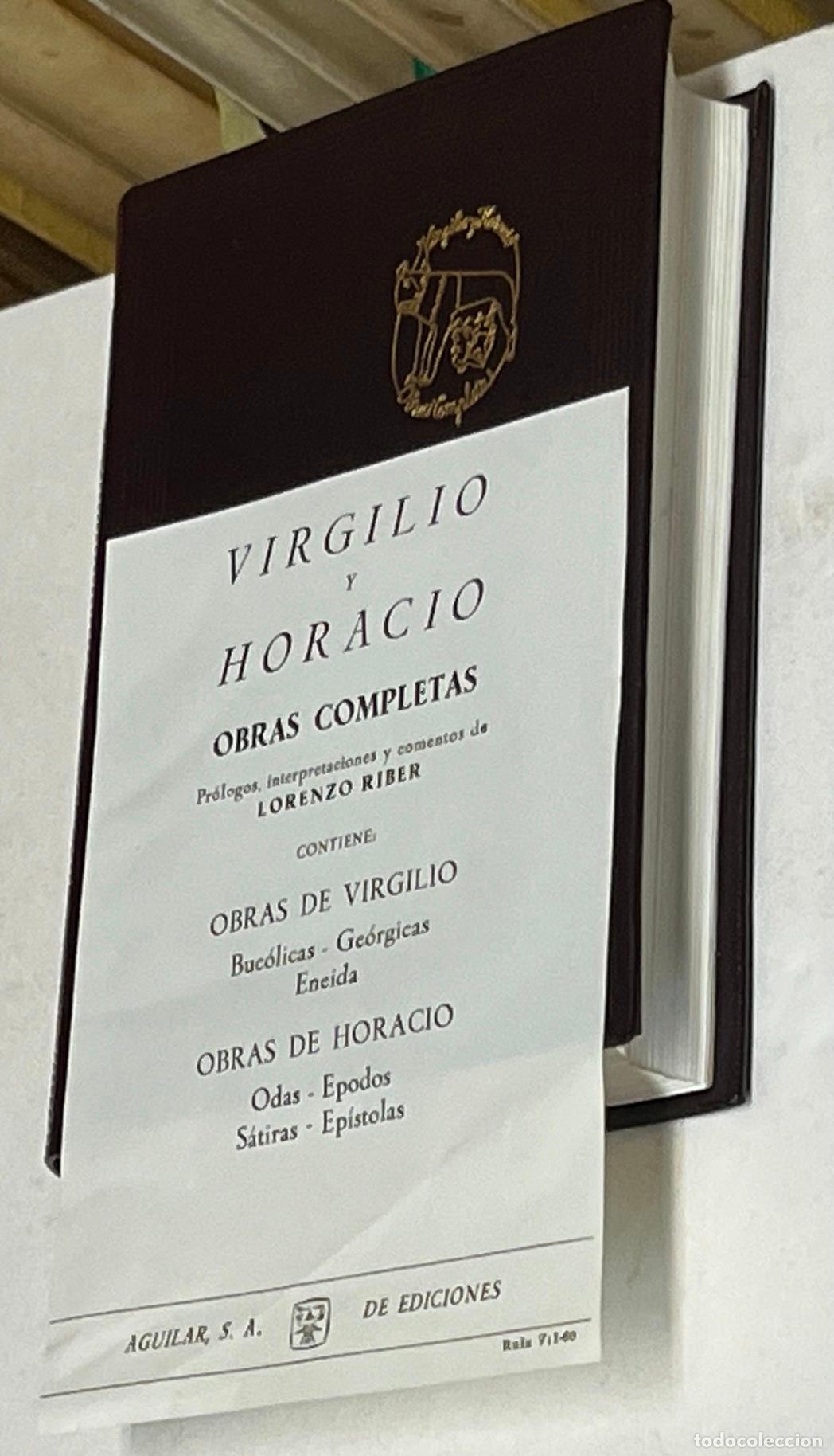 Libros de segunda mano: A&Ntilde;O 1960 - OBRAS COMPLETAS DE VIRGILIO Y HORACIO - AGUILAR COLECCI&Oacute;N JOYA
