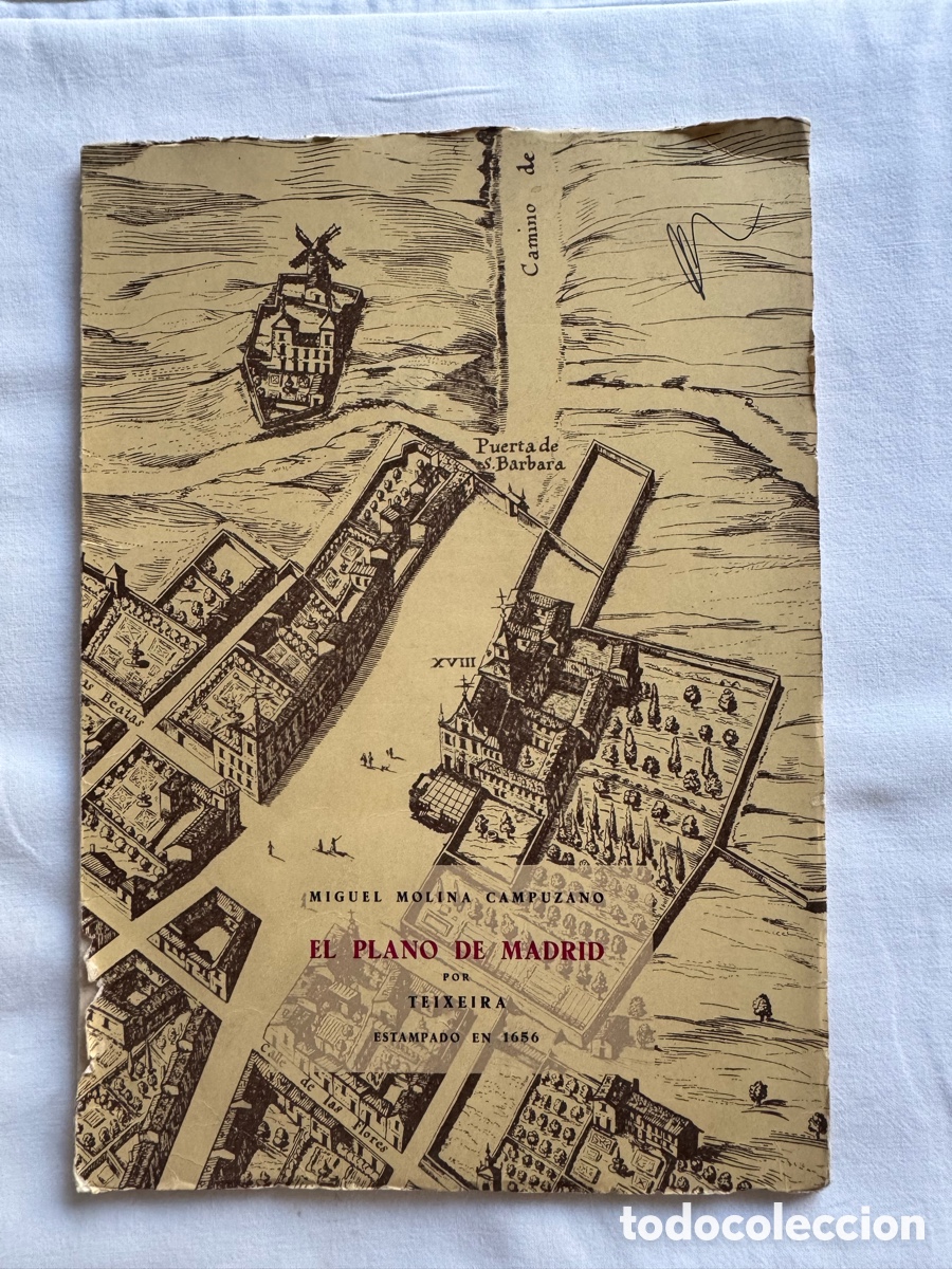 Libros de segunda mano: &ldquo;EL PLANO DE MADRID&rdquo; POR TEIXEIRA 1656 - MOLINA CAMPUZANO - MADRID 1975